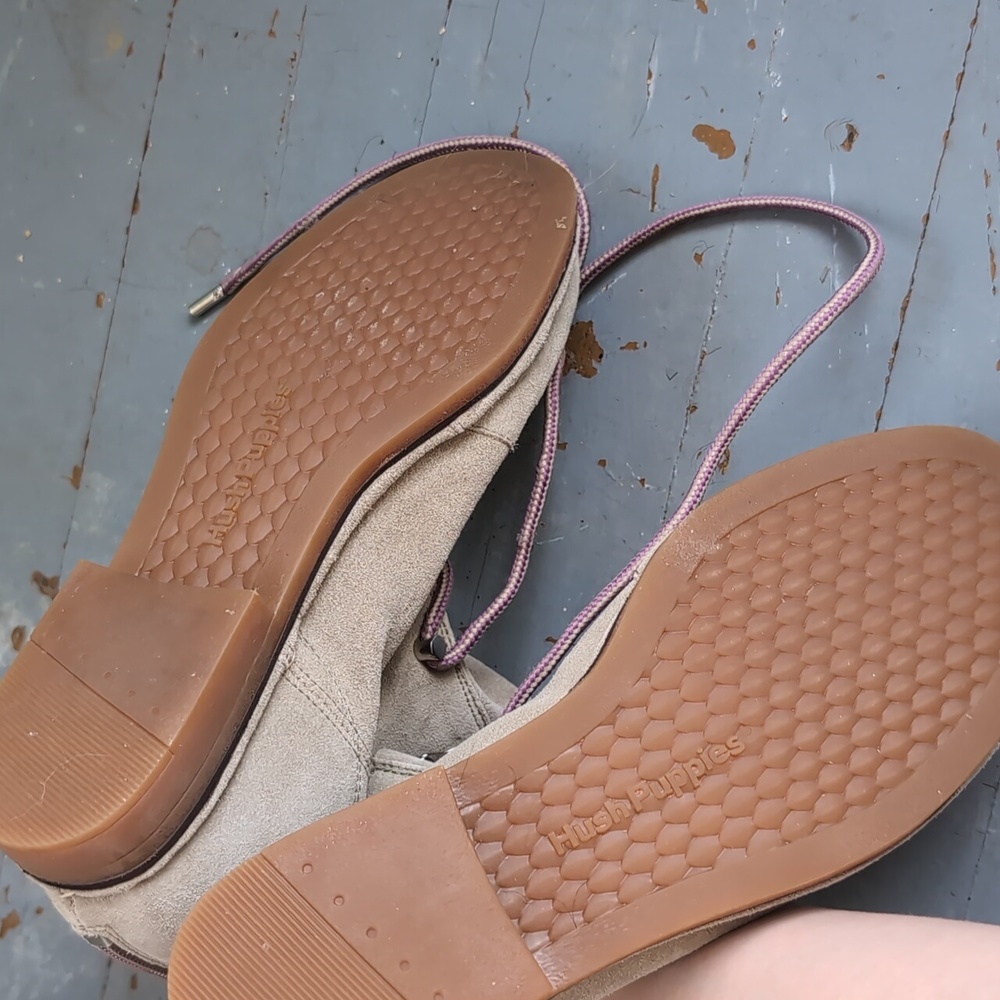Vintage Hush Puppies Suede Leather Boots - Picture 8 of 10